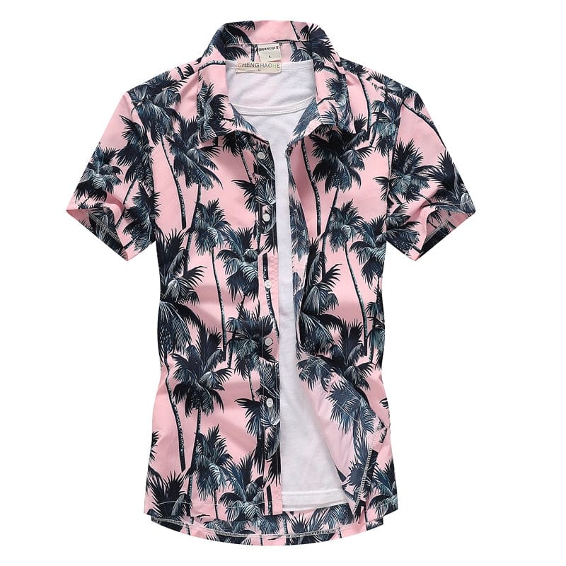 Chemise Hawaienne Rose