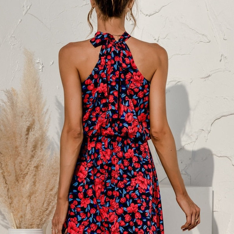 Robe Hawaïenne Fille À Nouer Au Cou