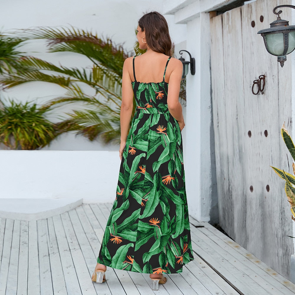 Robe Hawaïenne Grande Taille Élégante