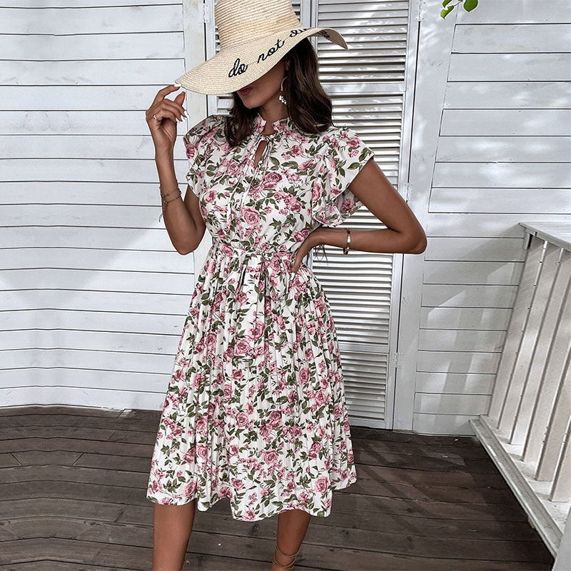 Robe Hawaïenne Pin Up