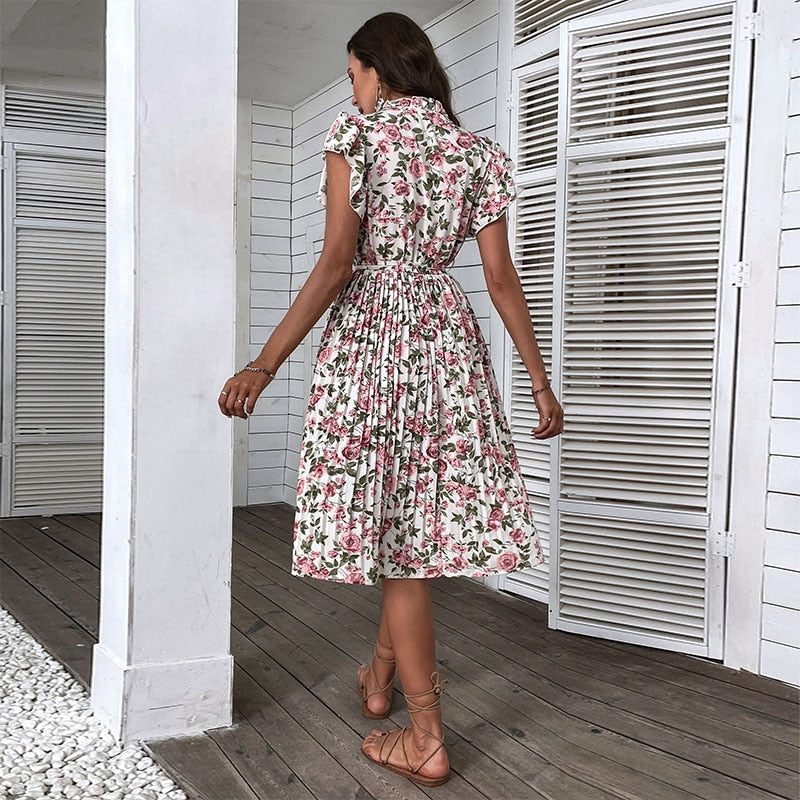 Robe Hawaïenne Pin Up Style Année 50
