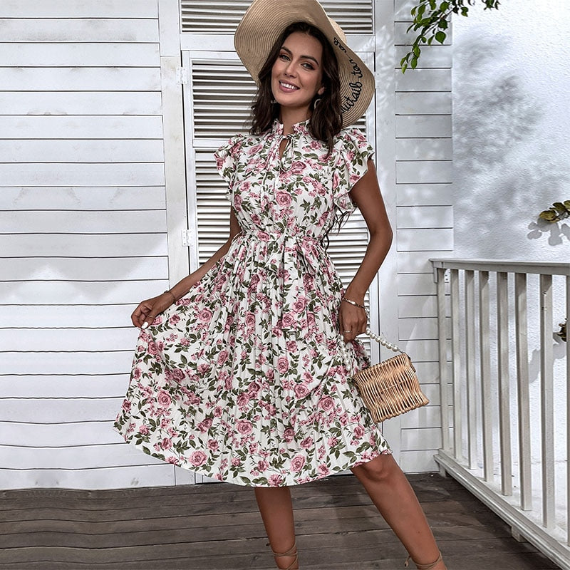 Robe Hawaïenne Pin Up Vintage